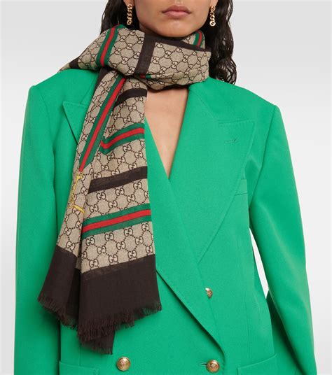 women gucci scarf|gucci scarf women price.